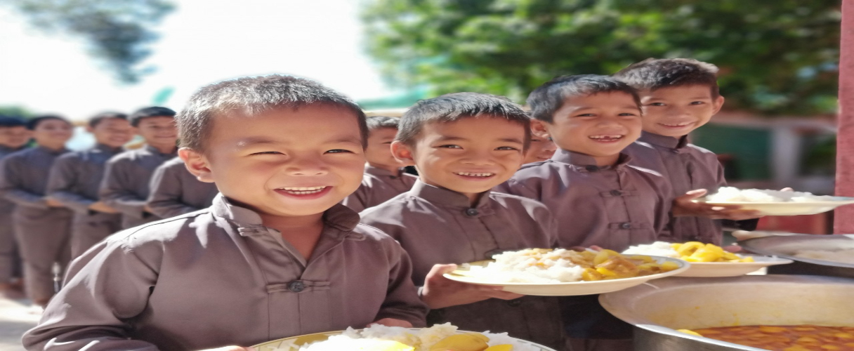 যেখানে শিশুরা প্রতিটি খাবারে সুখ খুঁজে পায়